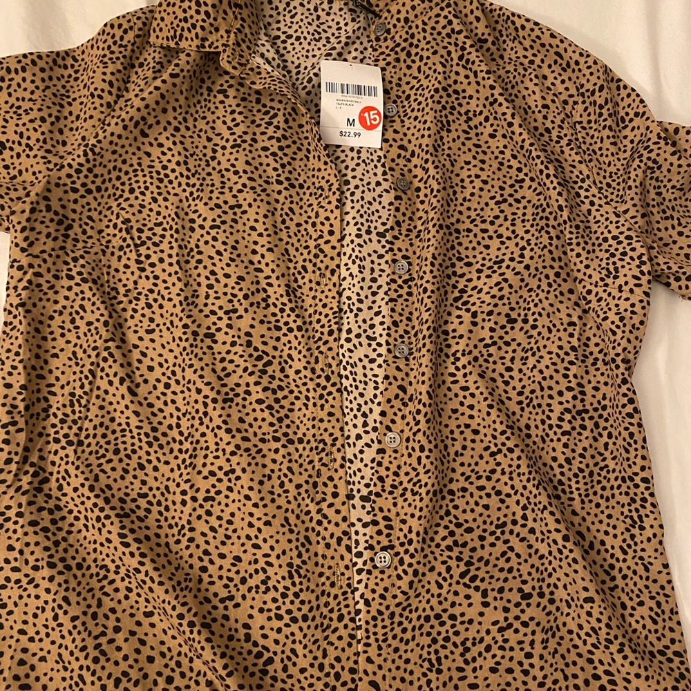 Cheetah print shirt